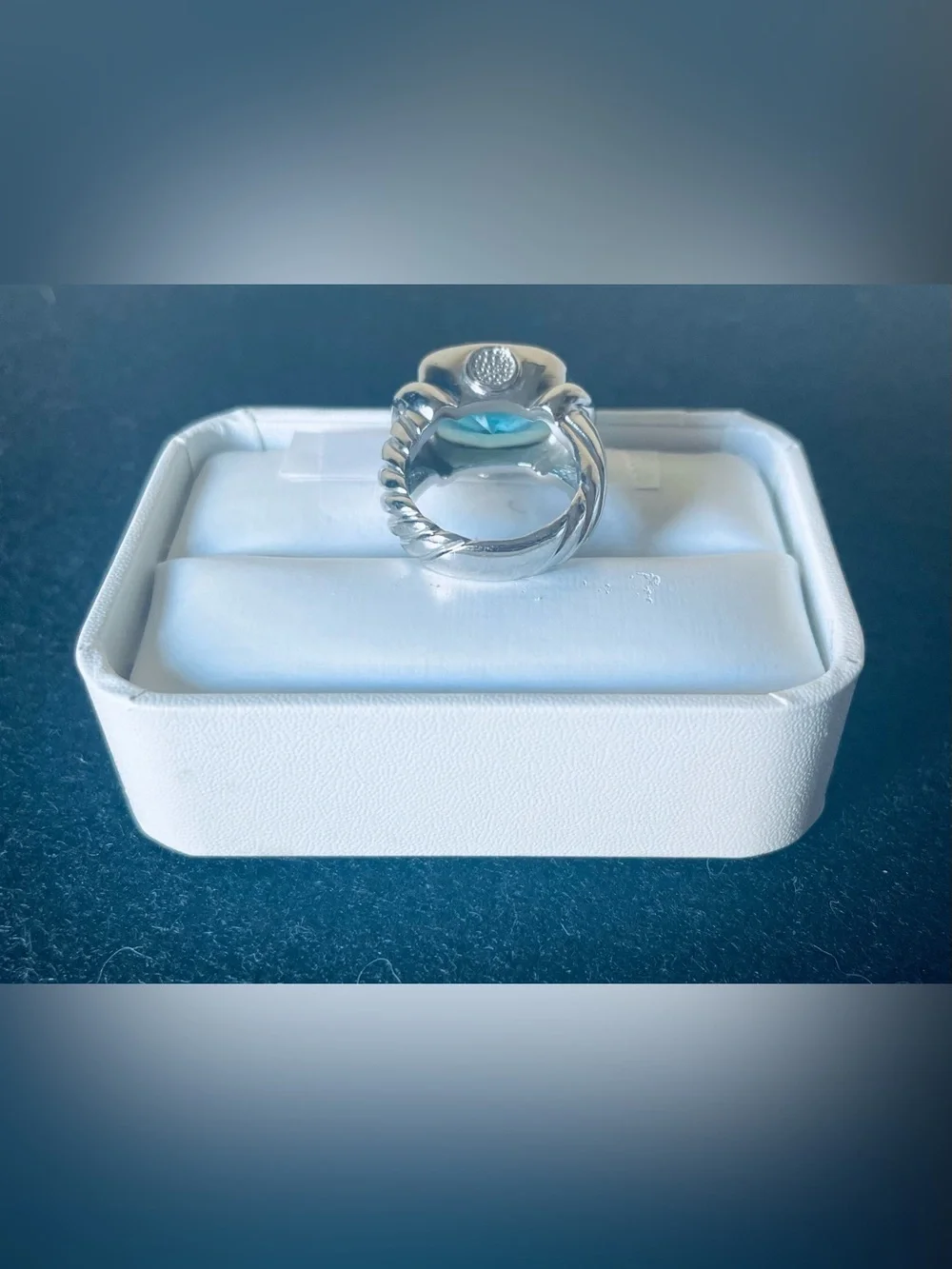 Sterling Silver and Blue Topaz Ring